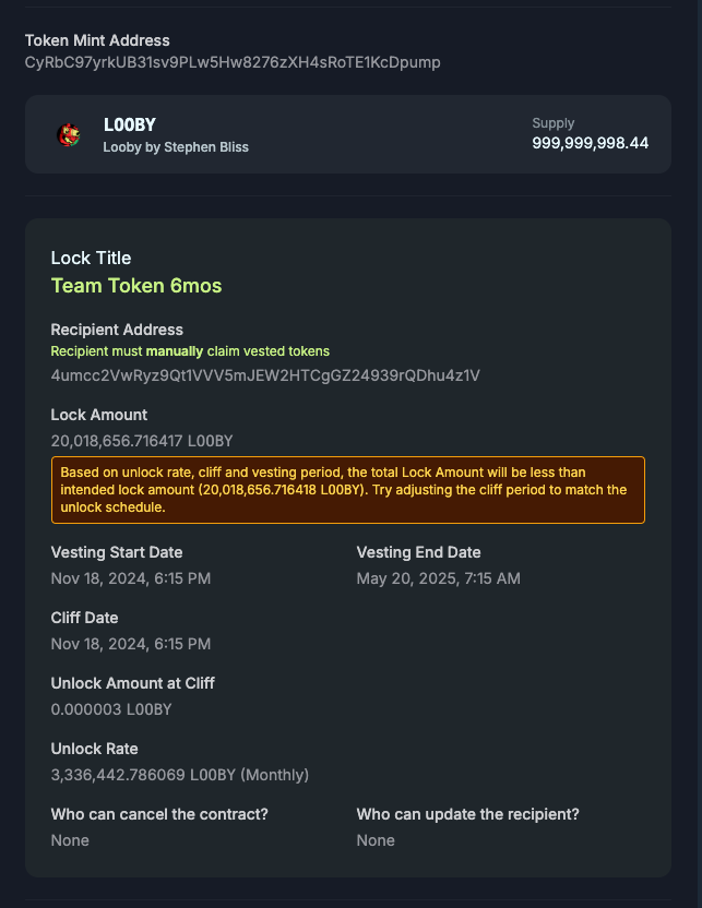 ~30% of dev supply locked for 6 months

solscan.io/tx/3UWHoNEotFW…