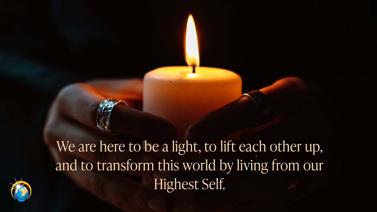 Humanitys_Team's tweet photo. Each of us has the power to uplift, to heal, and to bring light. Let’s rise together and make this world a brighter place. How will you live from your highest self today?
#BeTheLight #TransformTheWorld https://t.co/Vrzd3gJiG8