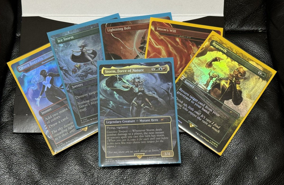 EDHAddicts's tweet photo. Mail day! There’s a storm brewin’ 🌩️🌩️ https://t.co/0PNrMjyPB4