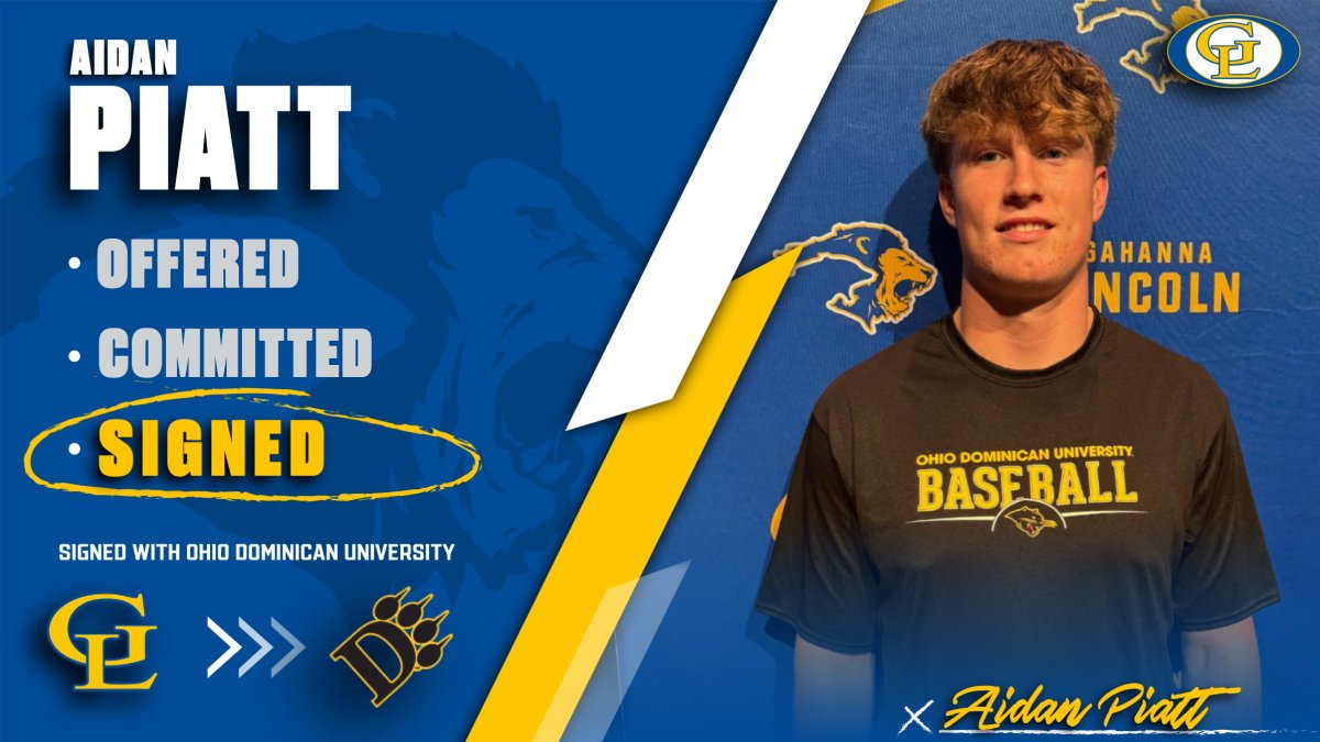 Congratulations Aidan and good luck playing baseball at Ohio Dominican University! 🦁⚾️