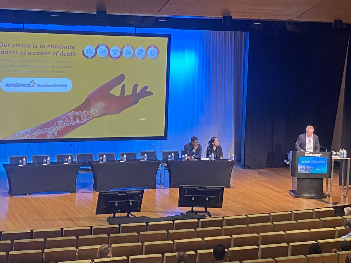 drsarahhayes's tweet photo. Welcome to the @GICancer #AGITG24 Opening Plenary in #LowerGI cancer! We are so grateful for the support of @AstraZeneca in bringing us this session. https://t.co/7qu5MHlvnI