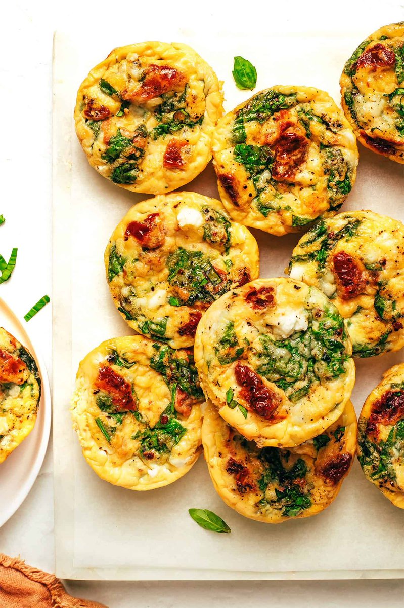 Try making these high protein egg white bites from @gimmiesomeoven - sort of a homemade version of the Starbucks menu item.  Add a piece of fruit on the side and you have a balanced breakfast!  

buff.ly/4fRaCvx