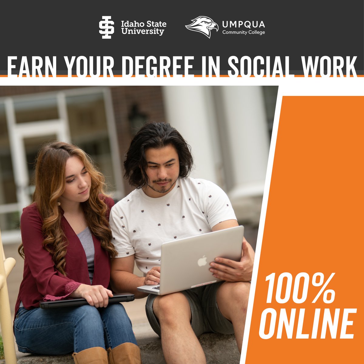 ISUArtsLetters's tweet photo. 🎉 ANNOUNCING the New Social Work Degree Program from Idaho State University and @umpquacc! 🎊

Earn your Bachelor of Arts in Social Work fully online with ISU, while gaining valuable local work experience in Douglas County through a special partnership with UCC.

🌎 100% ONLINE https://t.co/TsYW2LtaeC