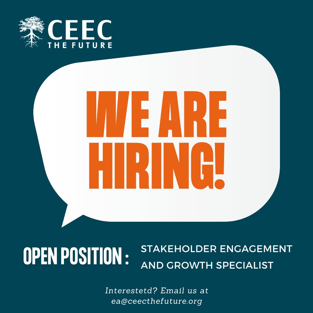 📣 We’re Hiring! Join the CEEC International Team as a Stakeholder Engagement &amp; Growth Specialist 

CEEC International is looking for a dynamic and dedicated professional to drive our stakeholder engagement and growth initiatives. This is an exciting opportunity to work on