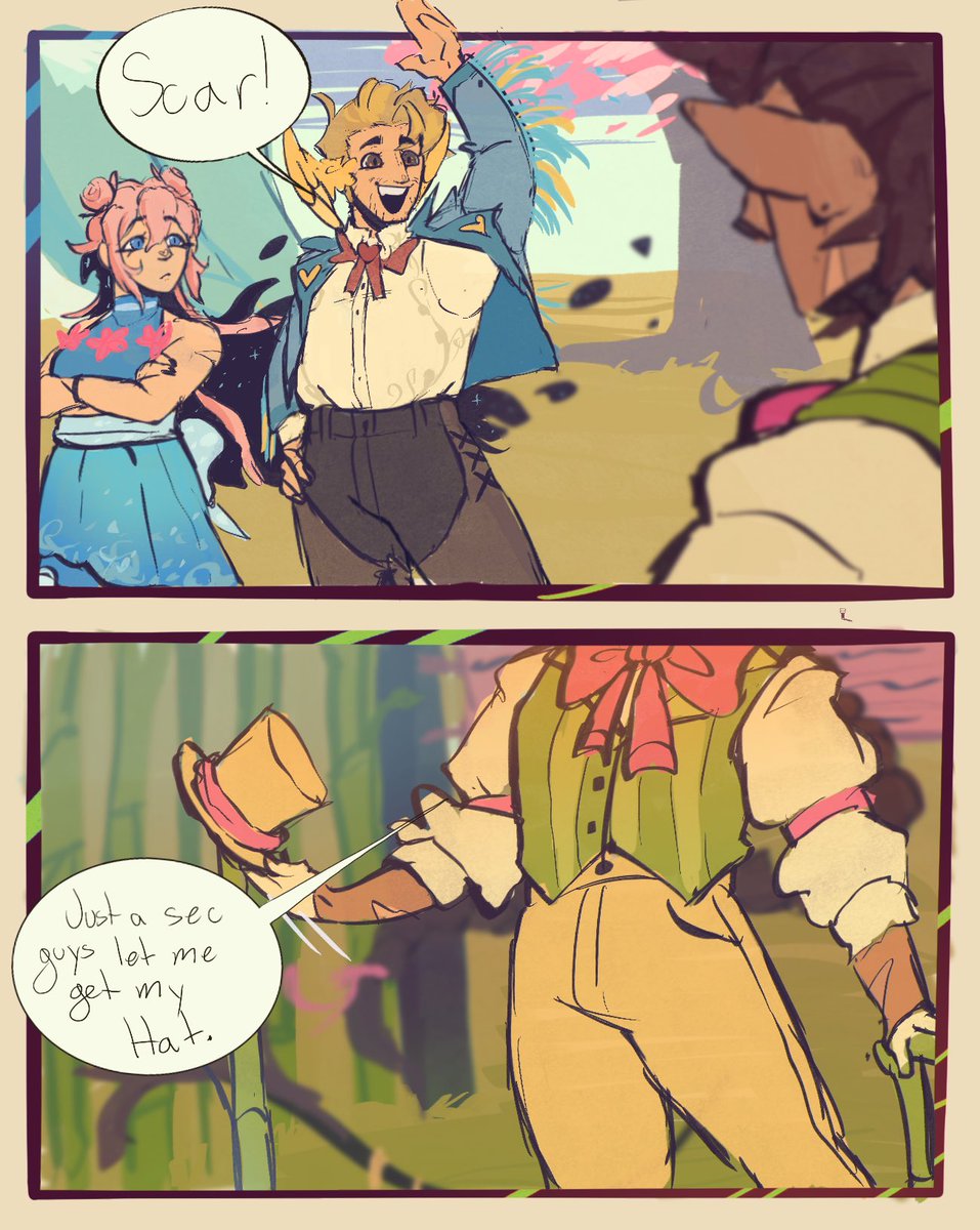 Pyroillustrates's tweet image. You never know what’s hiding underneath that hat 

#goodtimeswithscarfanart #wildlifesmp #traffictwt