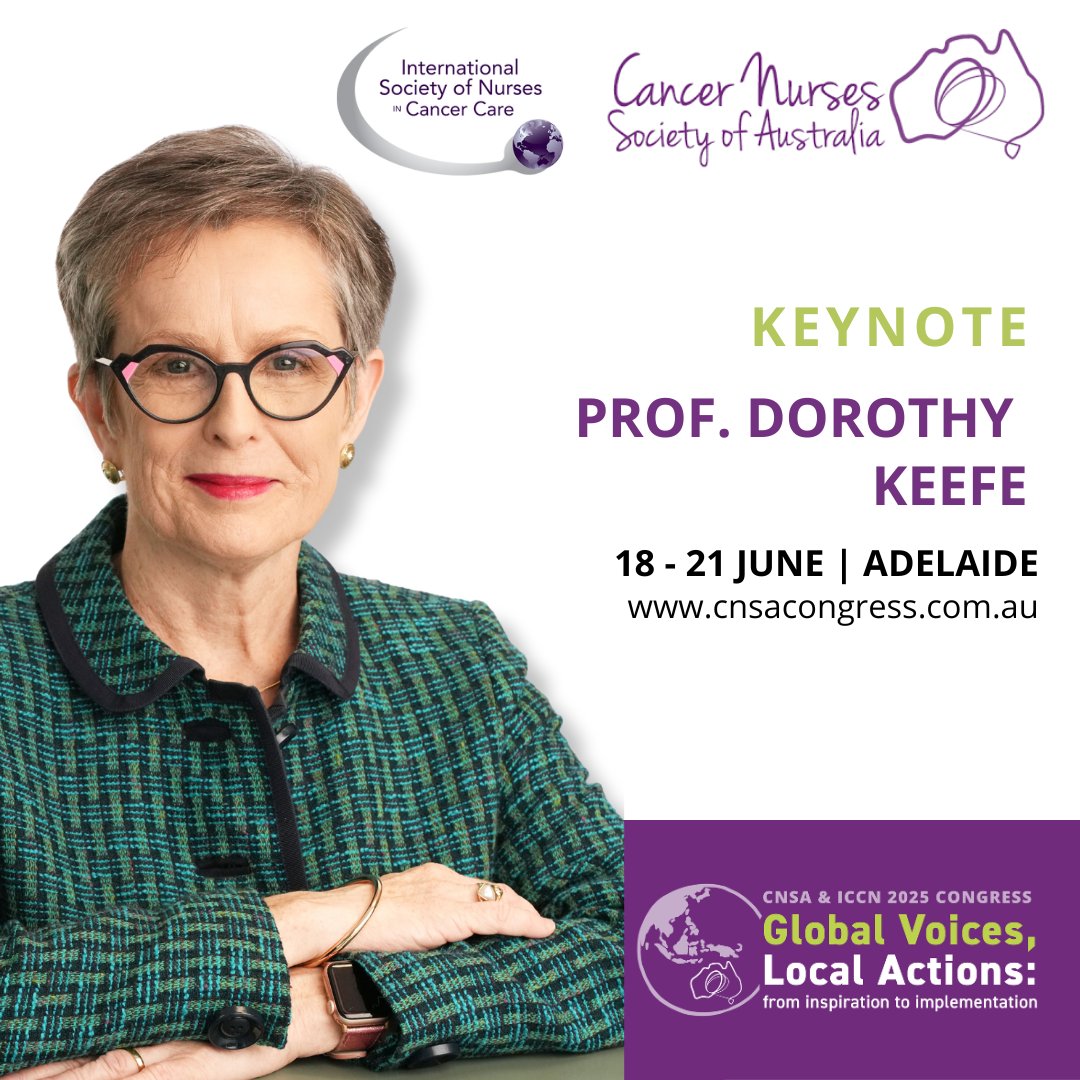 CNSA (@cnsa_org) on Twitter photo Dorothy Keefe <a href="/CEOCancerAus/">Dorothy Keefe</a> is the CEO of <a href="/CancerAustralia/">Cancer Australia</a> and is responsible for implementing the first national Australian Cancer Plan. We’re looking forward to hearing from Prof Keefe in June next year at #CNSAICCN2025. Register now - bit.ly/3TdTbNc <a href="/ISNCC/">ISNCC</a> Dorothy Keefe <a href="/CEOCancerAus/">Dorothy Keefe</a> is the CEO of <a href="/CancerAustralia/">Cancer Australia</a> and is responsible for implementing the first national Australian Cancer Plan. We’re looking forward to hearing from Prof Keefe in June next year at #CNSAICCN2025. Register now - bit.ly/3TdTbNc <a href="/ISNCC/">ISNCC</a>