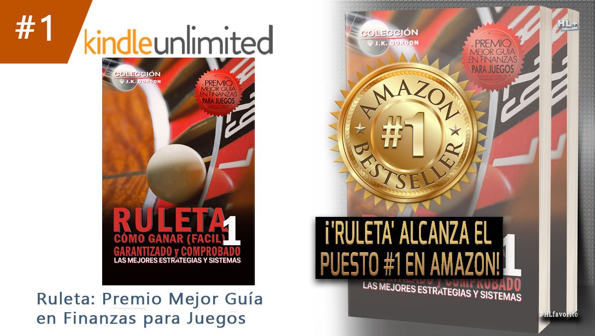 🔥 Ya es NÚMERO 1 en Amazon MX. 🔥

📲 Haz clic aquí y comienza tu camino hacia una estrategia ganadora:
➡️ rxe.me/R679C1

¿Quieres leer un número 1?
🅽🆄🅼🅴🆁🅾 1 en 🅰🅼🅰🆉🅾🅽
#Ruleta #Casino 
Ruleta: Premio Mejor Guía en Finanzas para Juegos