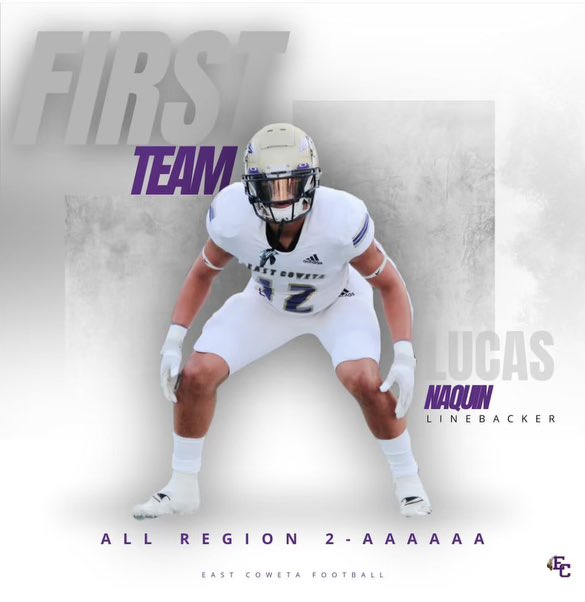 Lucas Naquin (@lnaquin55555) on Twitter photo Grateful to receive first team all-region honors for the 2nd time
<a href="/ECHSrecruits/">East Coweta Recruits</a> <a href="/PrepRedzoneGA/">Prep Redzone Georgia</a> <a href="/RecruitGeorgia/">Recruit Georgia</a> <a href="/gobigrecruiting/">Go Big Recruiting</a> Grateful to receive first team all-region honors for the 2nd time
<a href="/ECHSrecruits/">East Coweta Recruits</a> <a href="/PrepRedzoneGA/">Prep Redzone Georgia</a> <a href="/RecruitGeorgia/">Recruit Georgia</a> <a href="/gobigrecruiting/">Go Big Recruiting</a>