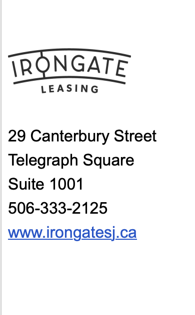 SaintChorus's tweet photo. https://t.co/OTTO5pS6Q7  A HUGE thank you to IronGate Leasing for being a SILVER sponsor!  We are thrilled that you are supporting music in Saint John and it helps us to be able to give to charity like the Friars Celebration Fund. THANK YOU! https://t.co/GYI3WXCOwE