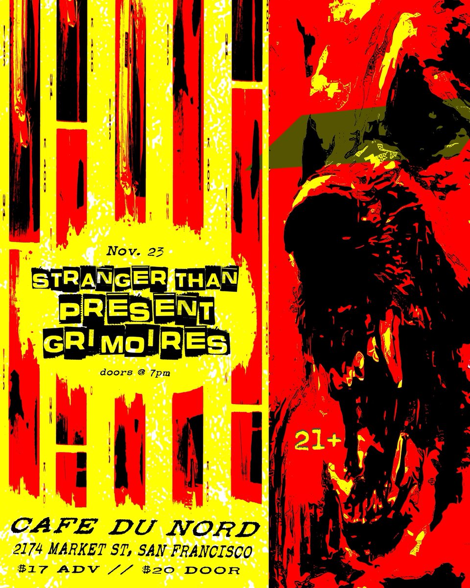 We play cafe du Nord this weekend come thru