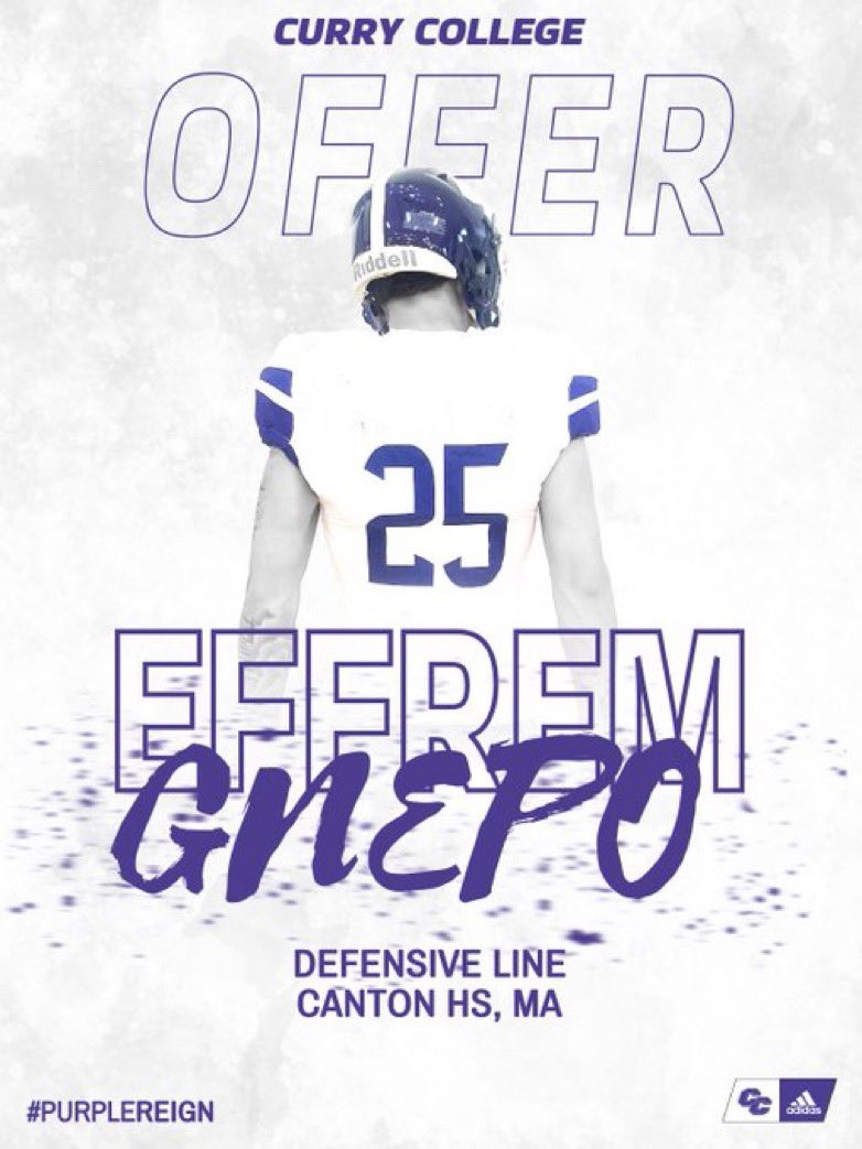 After a great conversation with <a href="/CoachTParsons/">𝐓𝐨𝐝𝐝 𝐏𝐚𝐫𝐬𝐨𝐧𝐬</a> I’m blessed to receive an offer from <a href="/CurryFootball/">CurryFootball</a> to continue my academic and athletic career as a COLONEL!!!
<a href="/BulldogCanton/">CantonBulldogFootball</a>