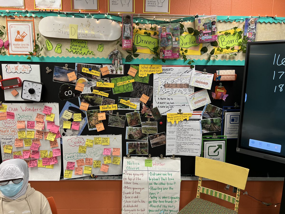 ChilenMegan's tweet photo. Our driving question board! 👩‍⚕️🪵🩷@kcpublicschools https://t.co/fjheRoY4zV