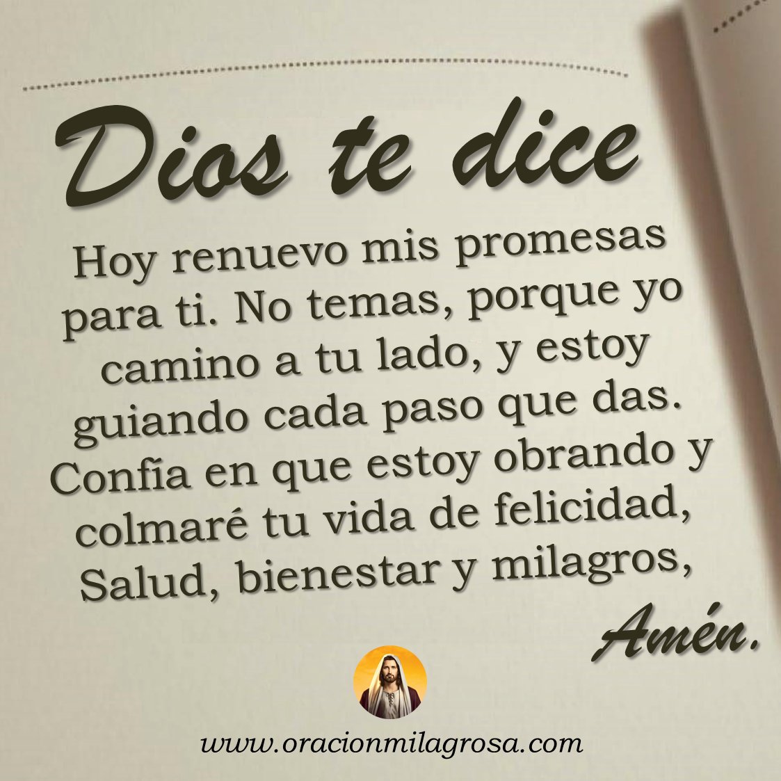 DIOS te ama y de su mano, tu vida estará llena de felicidad, salud, bienestar y milagros.

¿Quienes dicen AMÉN? 🙏