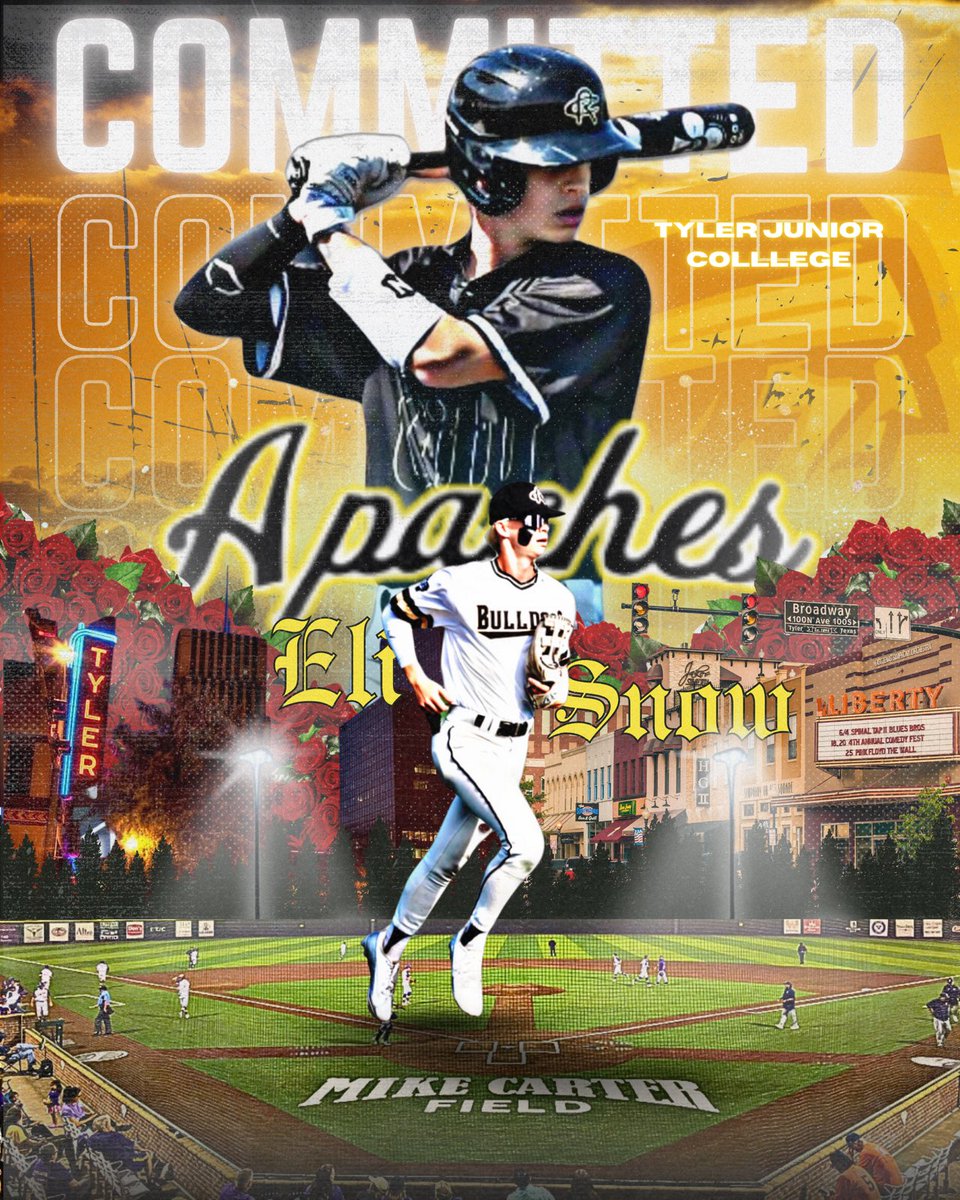 OFFICIALLY AN APACHE🪶

 I would like to thank Coaches Doe and  Egger for the opportunity to continue my baseball career at TJC. Would also like to thank my family and friends. Big thanks to Coach Bo for helping me through the recruiting process. 

#feathersup #COMETOTHECARTER