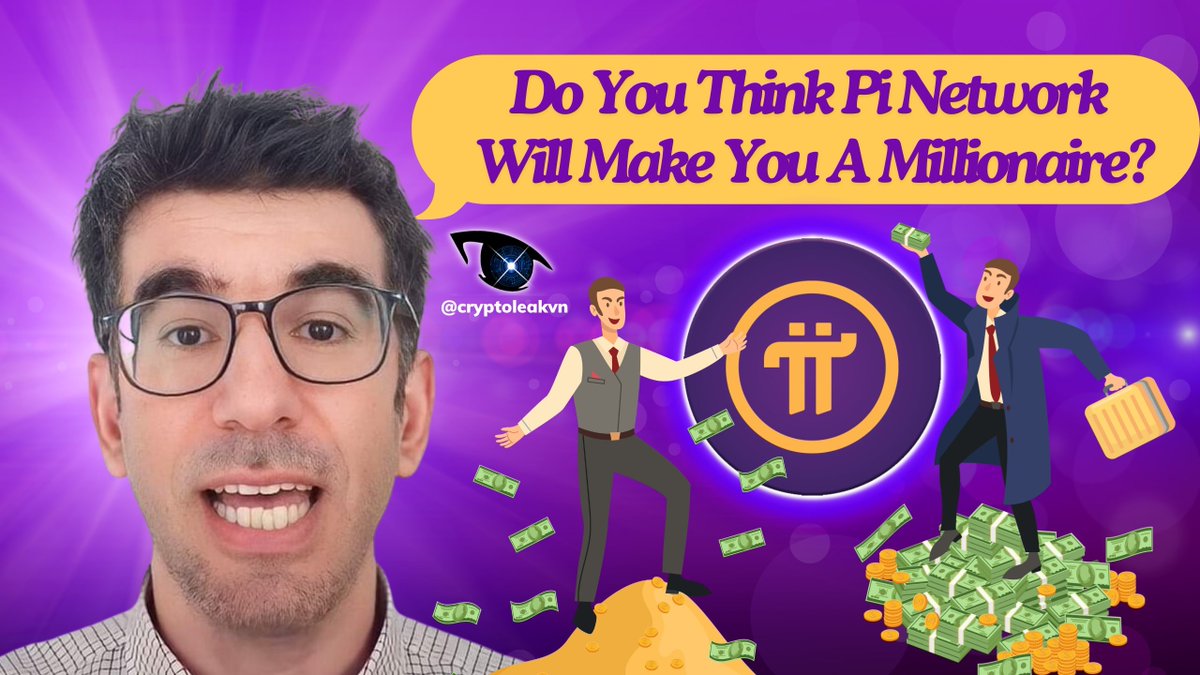 Do you think Pi Network will make you a millionaire? 1. Yes ✓ 2. No 🚫 Like  ❤️, Repost 🔄, Reply 💬 #PiNetwork #Pioneers #PiCoreTeam #Crypto  #PiMillionaire #Blockchain #CryptoFuture #PiNetwork #PiCoreTeam #PiKYC  #Pioneers #Picoins #Picommunity #Pimining