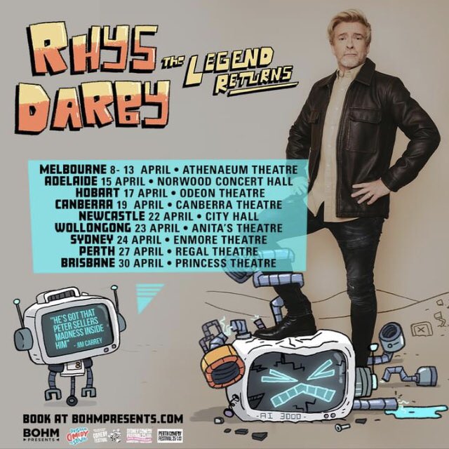 Willlowtree4's tweet photo. Good morning @rhysiedarby 
Thank you for announcing your long awaited return to Australia for 2025 (specifically for including Newcastle) you can bet that I’ll be there as I was last time you were here in 2010. https://t.co/DFkAemigBD
