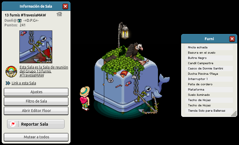 -=D.P.G=- (@dpg_hse) on Twitter photo Mi participación para el concurso de los 13 Furnis😊
Cuidémonos 🐳💔
#TravesiaMAW
Participante: -=D.P.G=-
🔗Link de Sala: habbo.es/room/124569286
<a href="/ESHabbo/">Habbo ES/MX</a>
<a href="/ESBigBenito/">ES BigBenitoCamelo</a>
<a href="/Howl_Crimson_/">Howl_Crimson</a>
<a href="/ESGiusepe/">Gius ˖🛠️ ࣪⭑.˚⟡ ࣪ ˖</a> Mi participación para el concurso de los 13 Furnis😊
Cuidémonos 🐳💔
#TravesiaMAW
Participante: -=D.P.G=-
🔗Link de Sala: habbo.es/room/124569286
<a href="/ESHabbo/">Habbo ES/MX</a>
<a href="/ESBigBenito/">ES BigBenitoCamelo</a>
<a href="/Howl_Crimson_/">Howl_Crimson</a>
<a href="/ESGiusepe/">Gius ˖🛠️ ࣪⭑.˚⟡ ࣪ ˖</a>
