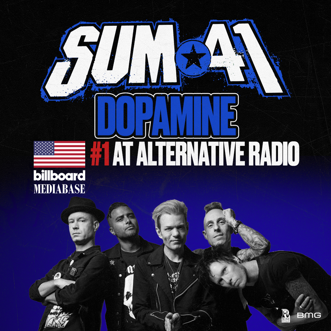 “Dopamine” is now #1 at Alternative Radio in the US! This is incredible news to us! We want to thank each and every one of you for listening and thank all the stations for supporting us and playing our music 🇺🇸🤘