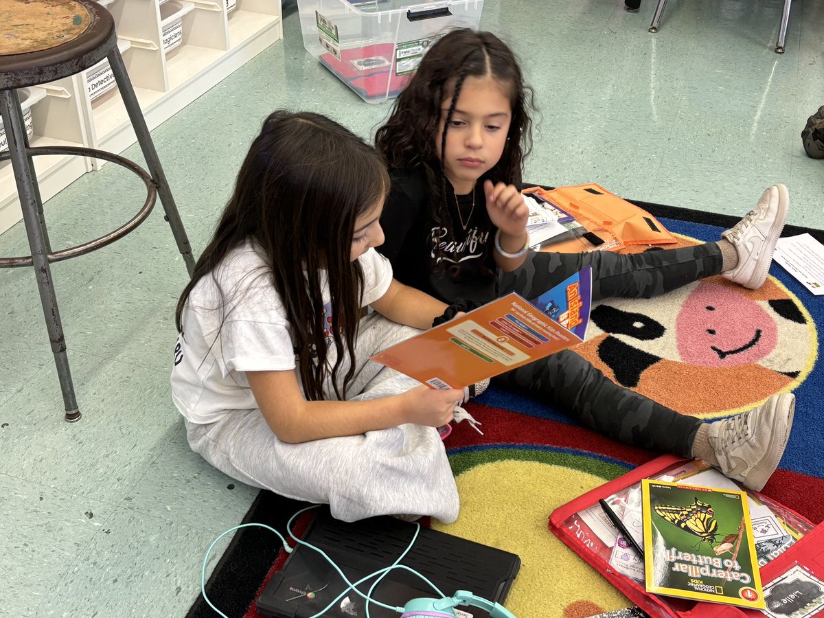 Learning from and helping each other during partner reading in our nonfiction unit! #ewlearns <a href="/NorthSideEW/">North Side School</a>