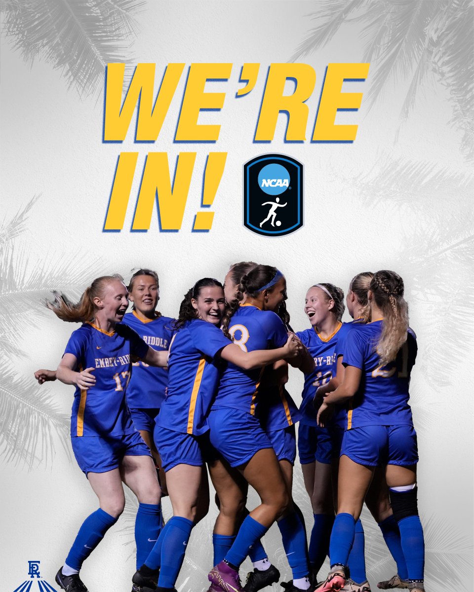WE. ARE. IN!! <a href="/ERAUWSoccer/">Embry-Riddle Women's Soccer</a> has secured a berth in the NCAA II national tournament field!!
#GoERAU #DaytonasHometownTeam
