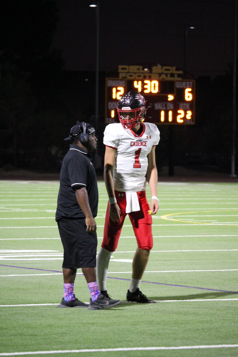 Quarterback Magazine (@quarterbackmag) on Twitter photo QB <a href="/kellon_trubey/">Kellon Trubey</a> is a dual-threat quarterback standing at 6’5” and 200 lbs. Despite playing only six games this season, he finished 5th in 4A passing yards, racking up 1,070 yards and 14 touchdowns. On the ground, he added 175 rushing yards and 2 touchdowns.
Though his season QB <a href="/kellon_trubey/">Kellon Trubey</a> is a dual-threat quarterback standing at 6’5” and 200 lbs. Despite playing only six games this season, he finished 5th in 4A passing yards, racking up 1,070 yards and 14 touchdowns. On the ground, he added 175 rushing yards and 2 touchdowns.
Though his season