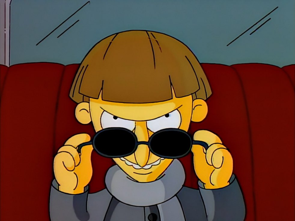 A young Mr. Burns