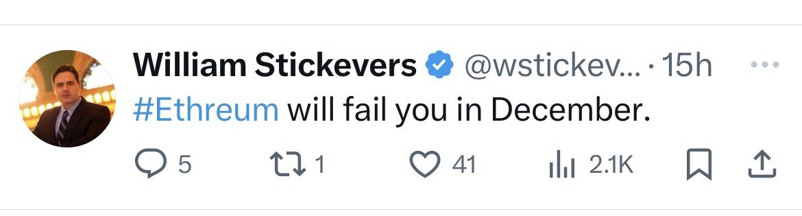 So <a href="/AstroCryptoGuru/">CRYPTO Damus</a> &amp; <a href="/wstickevers/">William Stickevers</a> have 180 degree view on ETH…which astrologer called the sElection with unbelievable accuracy?