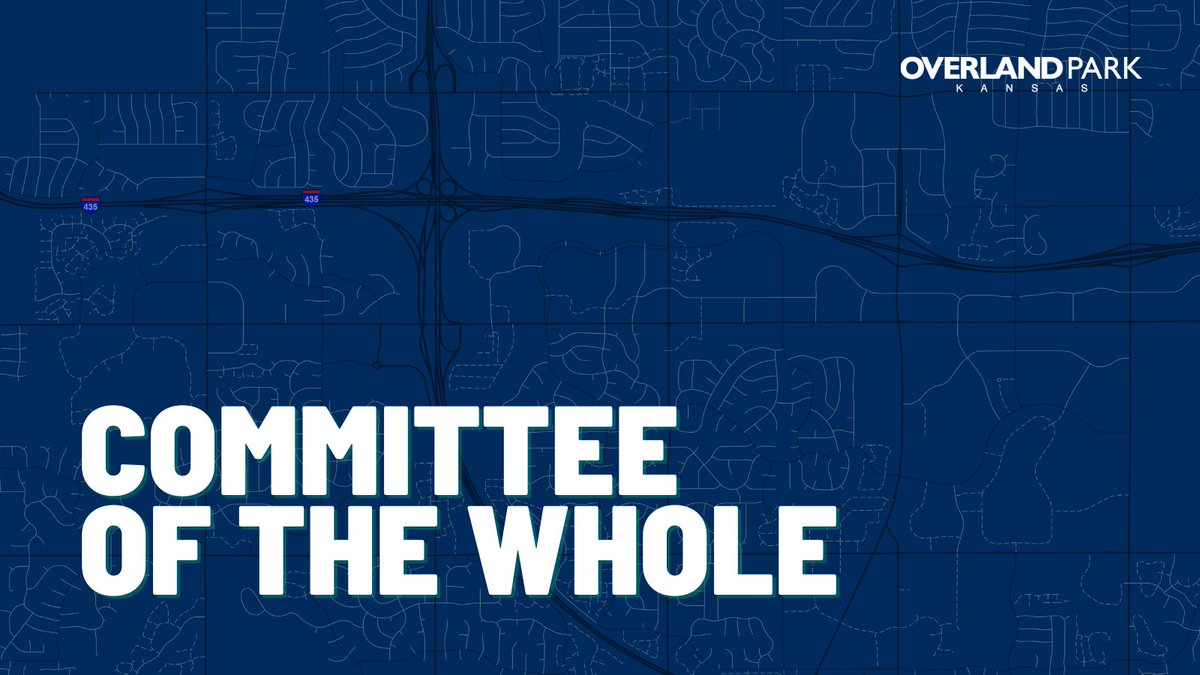 The Committee of the Whole meeting starts soon.

Watch live at bit.ly/3dicDpH.