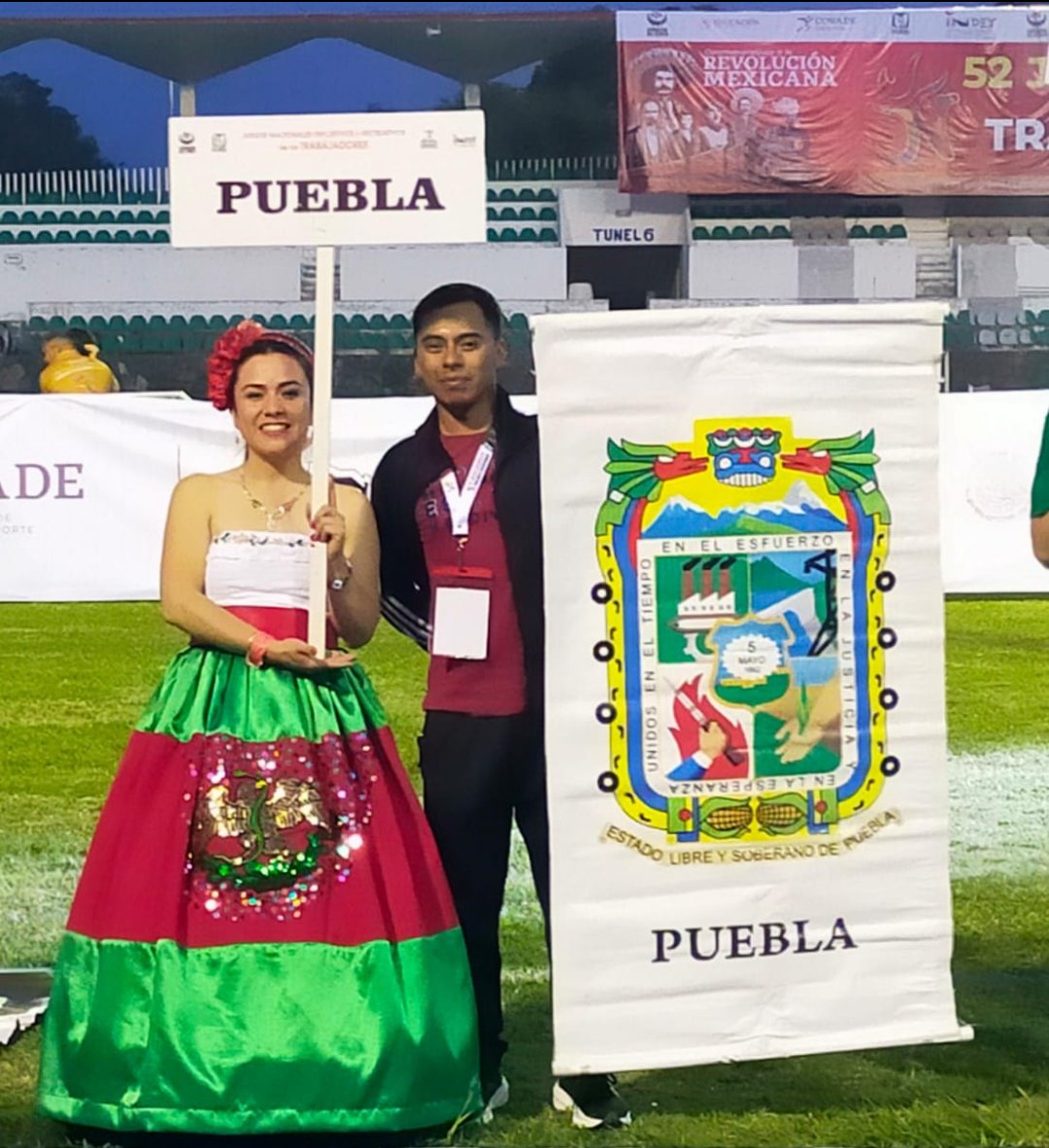 Hermosa..mi amiga representando a Puebla..tu eres digna de representar aún lugar tan mágico como puebla.... Eres  trabajadora, simpática,y sobre todo hermosa ❤️❣️❤️
