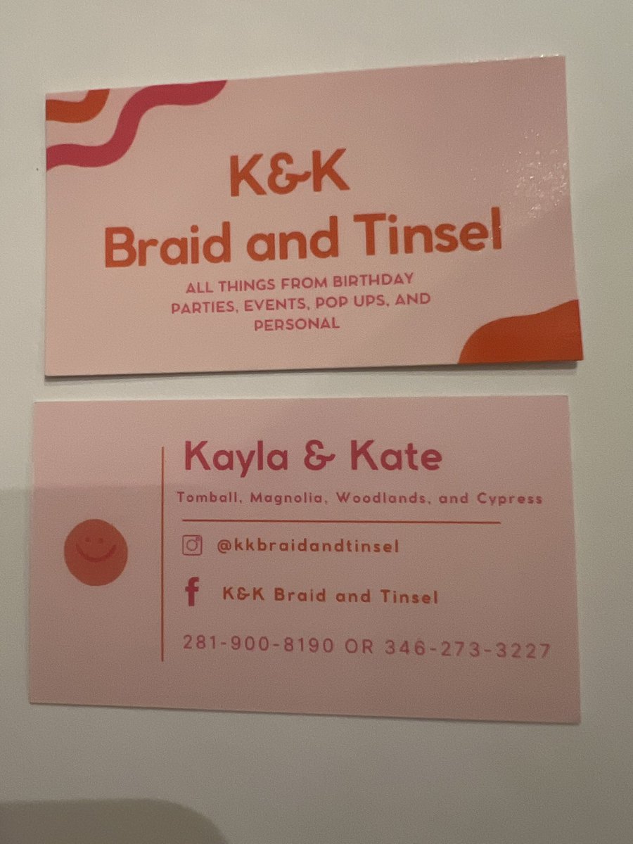 If you’re looking for some holiday ‘braid and tinsel’ call K&amp;K…asks for Kate!