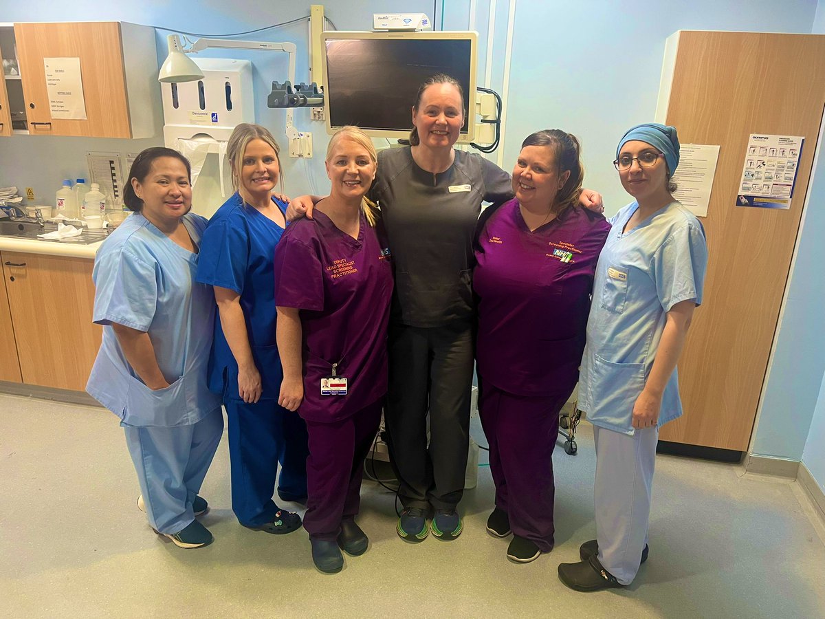 Salford Royal Endoscopy Unit (@salfordendosco1) on Twitter photo After lots of planning and hard work, we are extremely proud to announce that Bowel Cancer Screening has come to Salford!!
Today Dr Conlin, Lauren, Zoe, Claire and Sam successfully provided this service for patients for the first time.
<a href="/NCAlliance_NHS/">Northern Care Alliance NHS Foundation Trust (NCA)</a> <a href="/SalfordCO_NHS/">Salford Care Organisation</a> After lots of planning and hard work, we are extremely proud to announce that Bowel Cancer Screening has come to Salford!!
Today Dr Conlin, Lauren, Zoe, Claire and Sam successfully provided this service for patients for the first time.
<a href="/NCAlliance_NHS/">Northern Care Alliance NHS Foundation Trust (NCA)</a> <a href="/SalfordCO_NHS/">Salford Care Organisation</a>