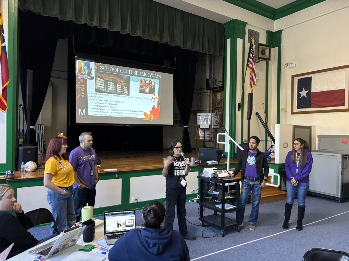We learn best from each other!  Teachers sharing with colleagues at staff meeting. Thanks to Mrs. Banis and Mrs. Ribota for sharing their student engagement games.  Thanks to our group who went to <a href="/ronclarkacademy/">Ron Clark Academy</a> for sharing some takeaways!