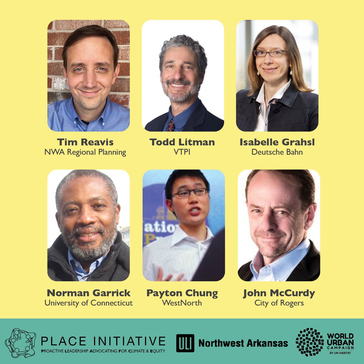 PLACEInitiativ's tweet image. Get ready for innovative ideas to connect local &amp;amp; regional transit during the UTC Session 3! 🚇✨  
🔹 Tim Reavis
🔹 Todd Litman
🔹 Isabelle Grahsl
🔹 Norman Garrick
🔹 Payton Chung
🔹 John McCurdy

Registration is open!
#IntegratingTransit #MultiModalMobility #TransitAccess