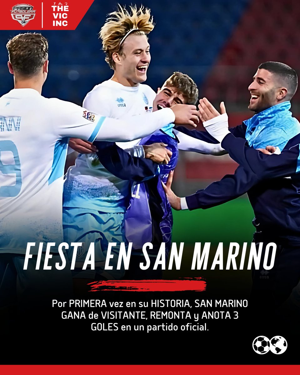 pasionfutbolera's tweet photo. 🌊 GENERACIÓN DE ORO 👑

#NationsLeague #SanMarino #Deportes #Monterrey  | Más info hoy, 9 PM 🇲🇽 | C4, C8 &amp; CLV2 📺 https://t.co/l6Uyx3L58z