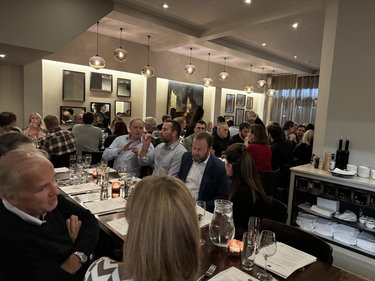 wimbledonwine's tweet photo. Full house tonight in Wimbledon at the Lighthouse to taste with a delicious meal the sensational 2022’s from Claire Naudin . These are really worth grabbing ! https://t.co/vbQHH8EPvm