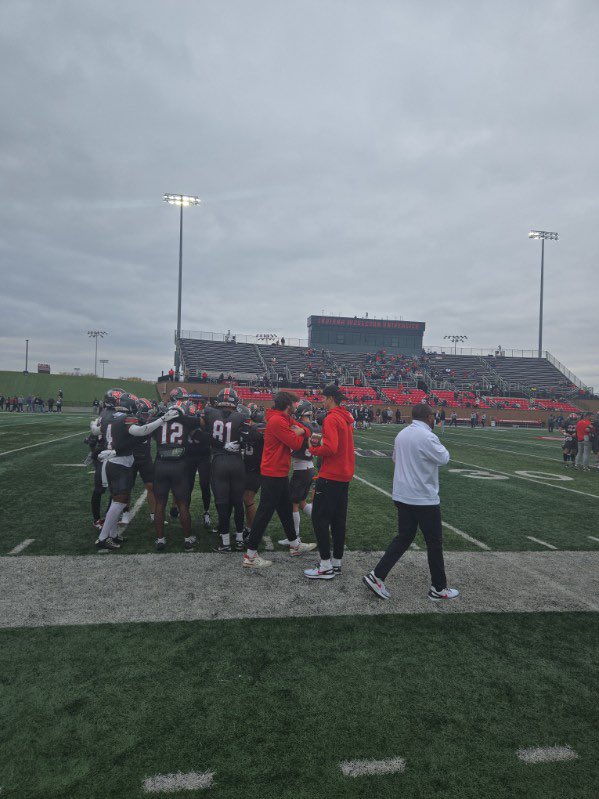 After an Amazing Visit And Conversation with <a href="/Coach__AT/">Austin Taylor</a>. I'm Bless to Receive my first offer to <a href="/IWUWildcats/">Indiana Wesleyan University Wildcats</a>. Go WildCats! ❤️🤍 
<a href="/Coach_Cush/">Jaylen Cushenberry</a>