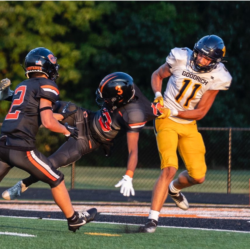 Landon Williams (@landongwilliam5) on Twitter photo REGULAR SEASON HIGHLIGHTS
hudl.com/v/2QrgSB.
🎓CLASS OF 2025 🎓 OLB/DE/TE
HEIGHT: 6’3 WEIGHT: 190
⭐️ 11 SACKS
⭐️ 53 TCKL
⭐️ 34 SOLO
⭐️2 FF
⭐️ 4/5 REC
⭐️ 1 REC TD
⭐️ 100 REC YARDS
#WEWILL <a href="/MartianFB/">Goodrich Martian Football</a> <a href="/MartiansNation/">Goodrich Martians Nation!</a> REGULAR SEASON HIGHLIGHTS
hudl.com/v/2QrgSB.
🎓CLASS OF 2025 🎓 OLB/DE/TE
HEIGHT: 6’3 WEIGHT: 190
⭐️ 11 SACKS
⭐️ 53 TCKL
⭐️ 34 SOLO
⭐️2 FF
⭐️ 4/5 REC
⭐️ 1 REC TD
⭐️ 100 REC YARDS
#WEWILL <a href="/MartianFB/">Goodrich Martian Football</a> <a href="/MartiansNation/">Goodrich Martians Nation!</a>