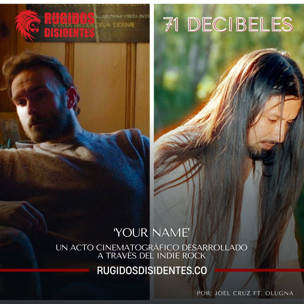 Kowloon y Louie Rubio nos presentan ‘Your Name’, canción que reivindica el amor, aún en medio de la tragedia, del apocalipsis (↡↡):
rugidosdisidentes.co/your-name-kowl…

#71Decibeles