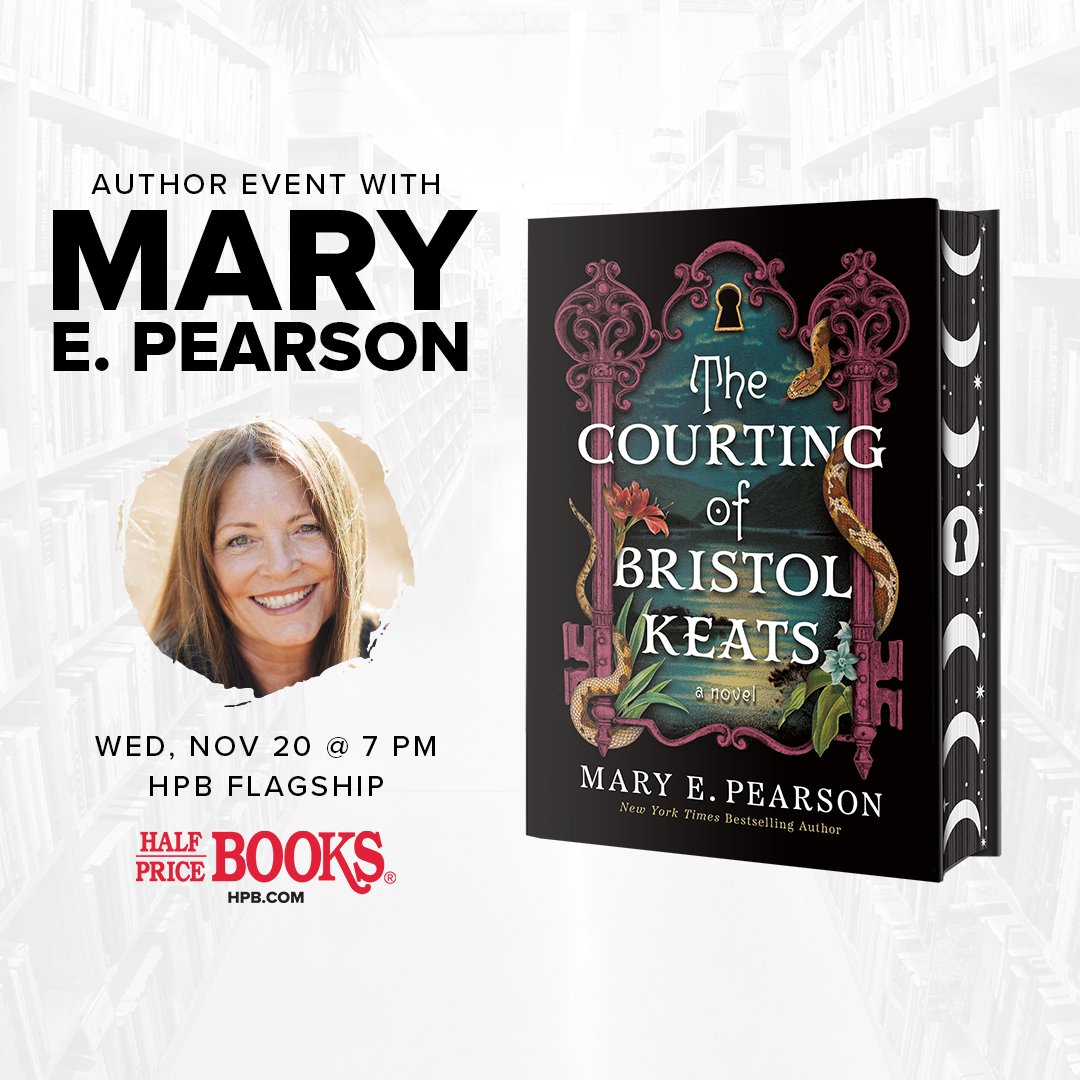 🚨Last chance to join us at The Dallas Flagship as <a href="/marypearson/">Mary E. Pearson</a> chats about her latest romantic fantasy, The Courting of Bristol Keats. Don't miss out. Purchase tickets on Eventbrite: ow.ly/ujZ250U9zzQ