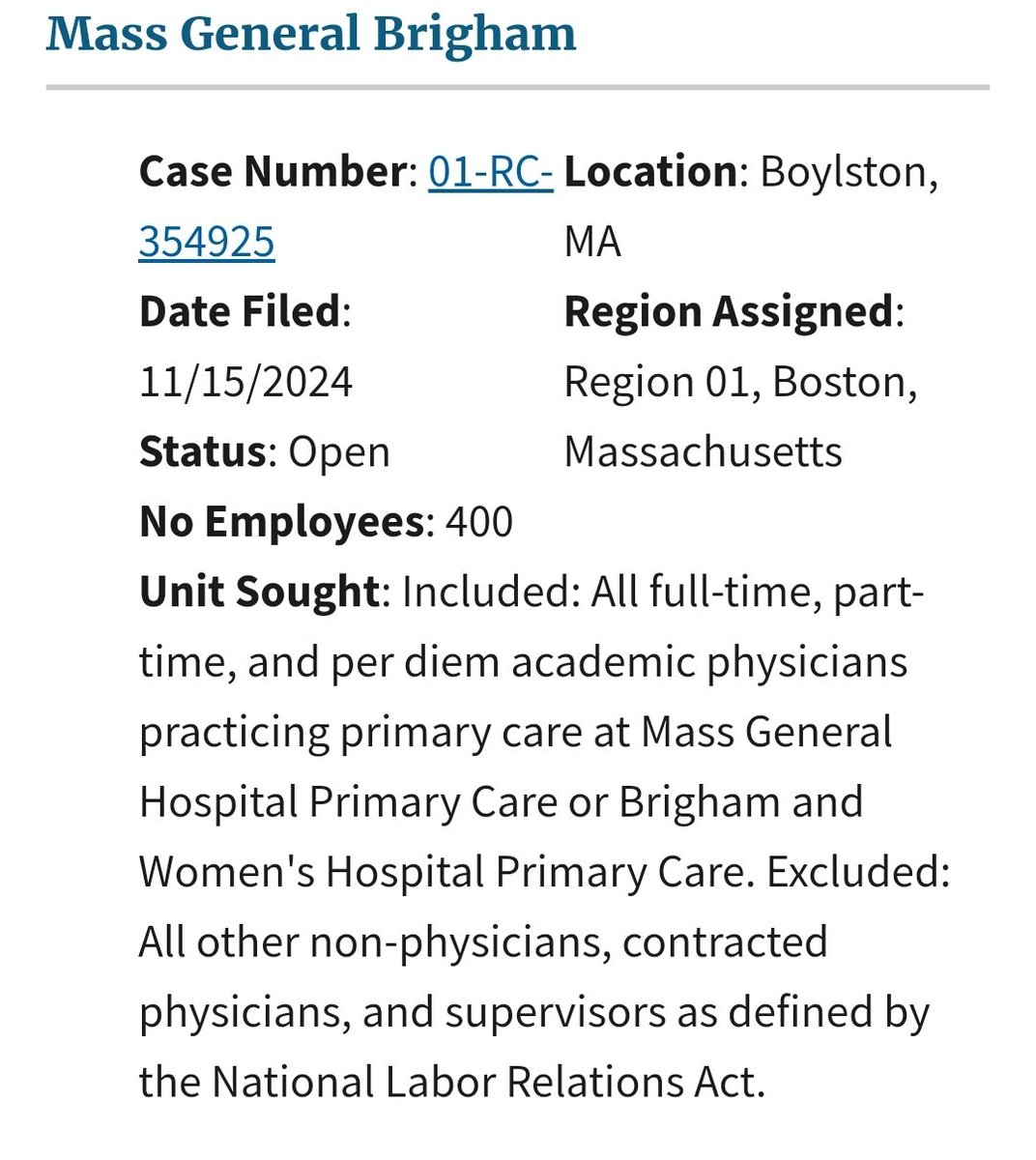 UnionElections's tweet image. 🚨BREAKING: 400 Doctors in Massachusettes are unionizing with @SEIU.