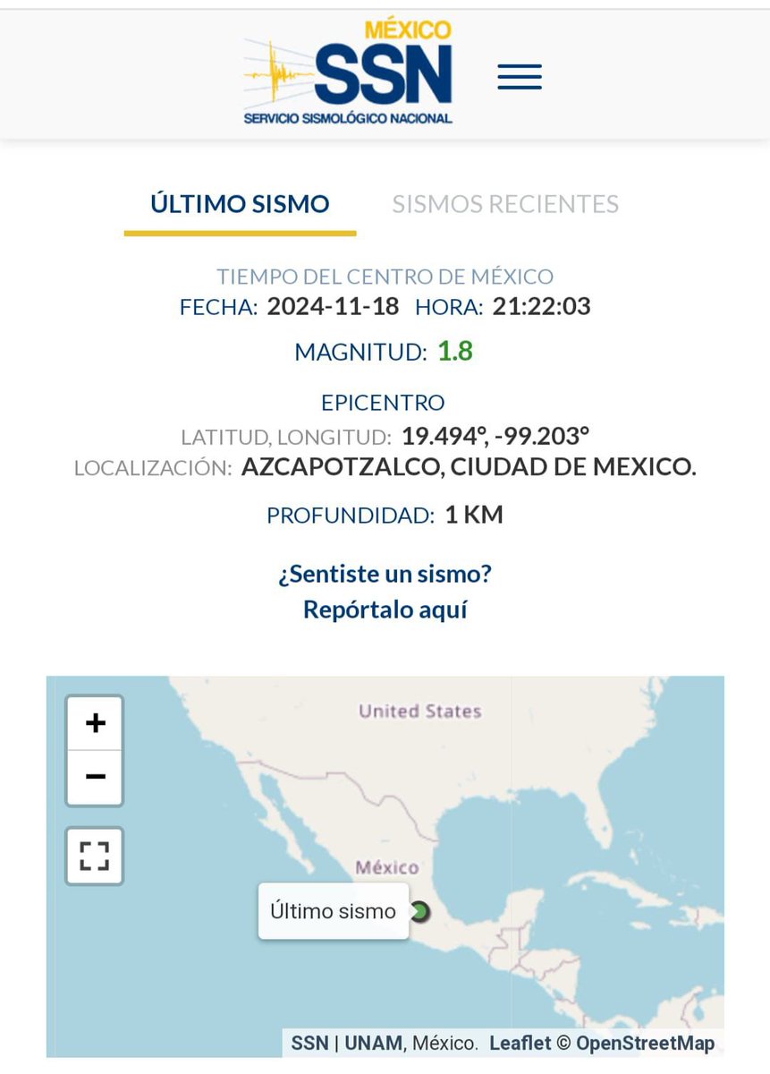 AzcapotzalcoMx's tweet photo. Sismo de magnitud 1.8 con epicentro en la alcaldía Azcapotzalco. 

Se realizan recorridos en la alcaldía para verificar que no exista riego para la población. https://t.co/sAFc5kHg7a