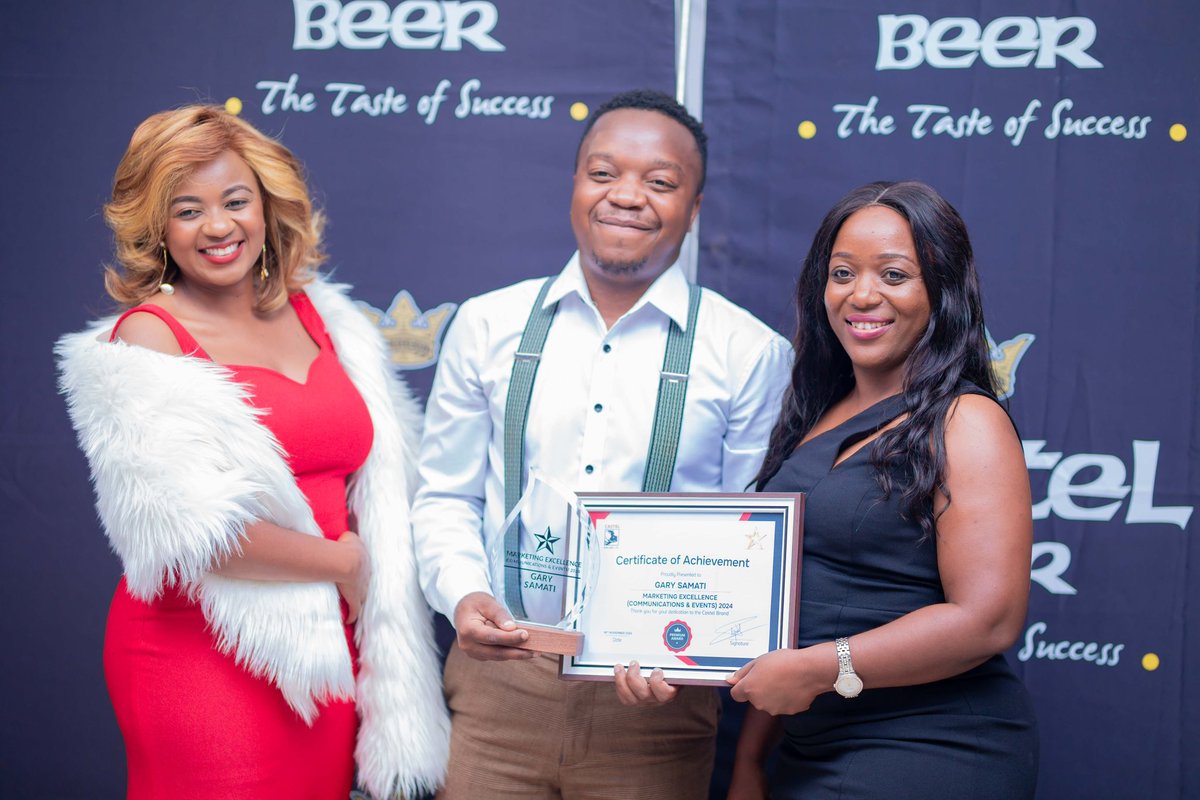 GarySamati's tweet image. Marketing Excellence (Communications &amp;amp; Events) award at the 2024 Castel Malawi Commercial Awards. What a year! 🙏🏽