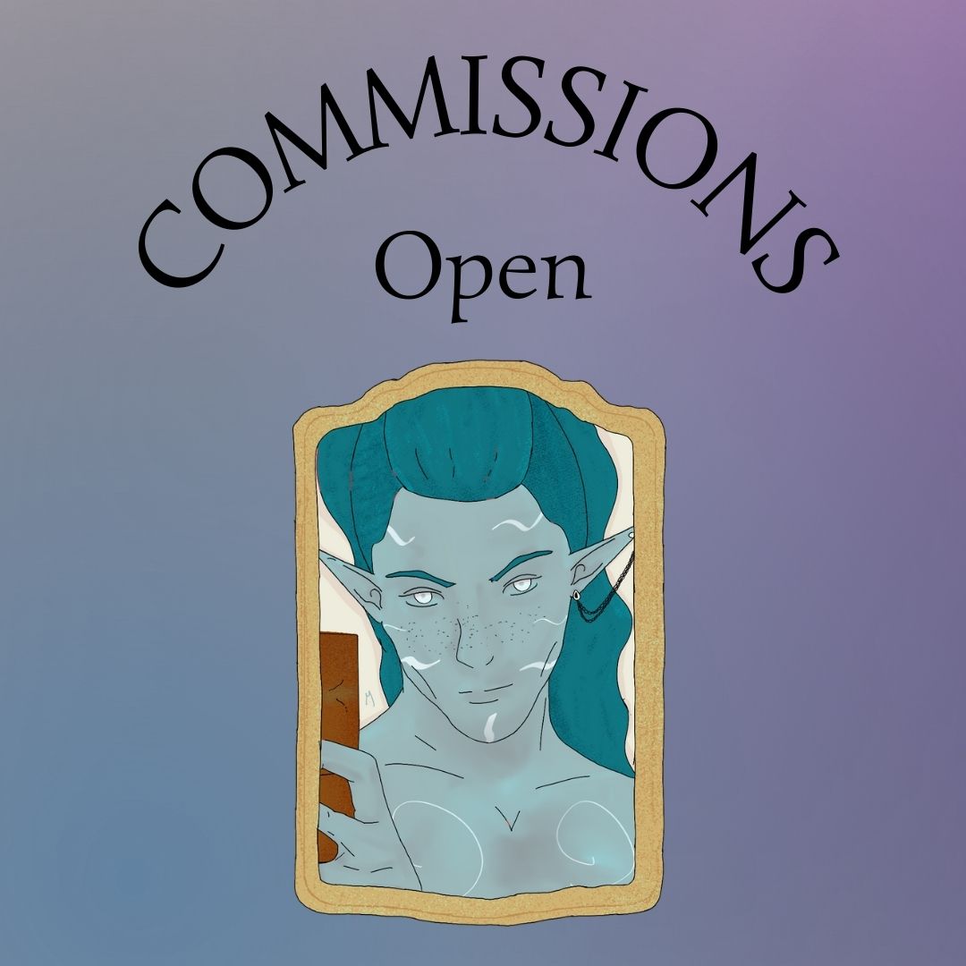 mitsu3n_0's tweet photo. At last, commissions are OPEN! I'm opening 5 slots at the moment, as they're my first. To request one, please head over to my insta DMs and ask the question of Terms and Conditions. If you want more examples, don't hesitate to ask! 
Your shares are appreciated! ✨
#commisionsopen https://t.co/e4STGrx4nl