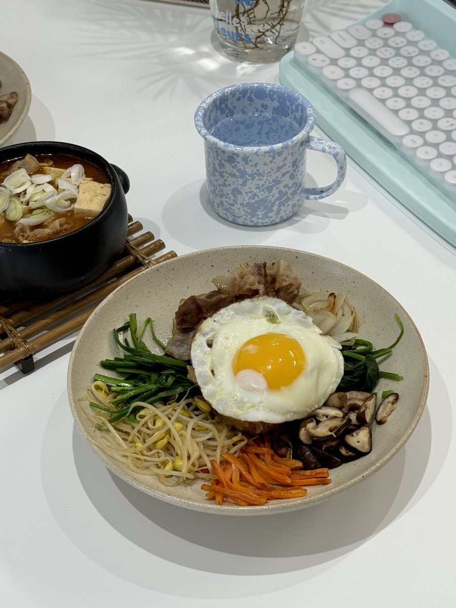 오늘 아침에는 나 자신을 위해 아침 식사를 준비했어요.