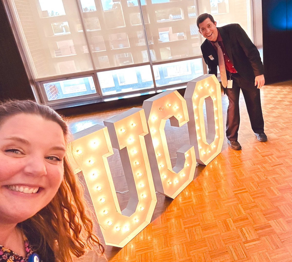 TCtheIC's tweet photo. Had a great time #HonoringANobleProfession today @UCO. Seeing almost 100 teacher candidates as they prepare to embark on their life changing careers. Hearing inspiring messages from OK State TOY, Rachel Keith and National TOY, @Missytesterman ! https://t.co/jqsIA66yxm