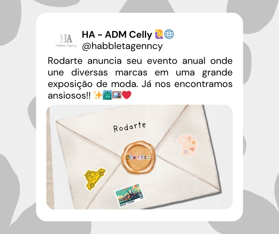 Habbletcompany's tweet image. Hoje a @rodartehb postou um vídeo divulgando seu evento intitulado, Expo Fashion onde tem o objetivo de impulsionar marcas  iniciantes e independentes no mundo da moda do Habblet Hotel, em breve será aberta as inscrições para participação do evento! 😉🤍