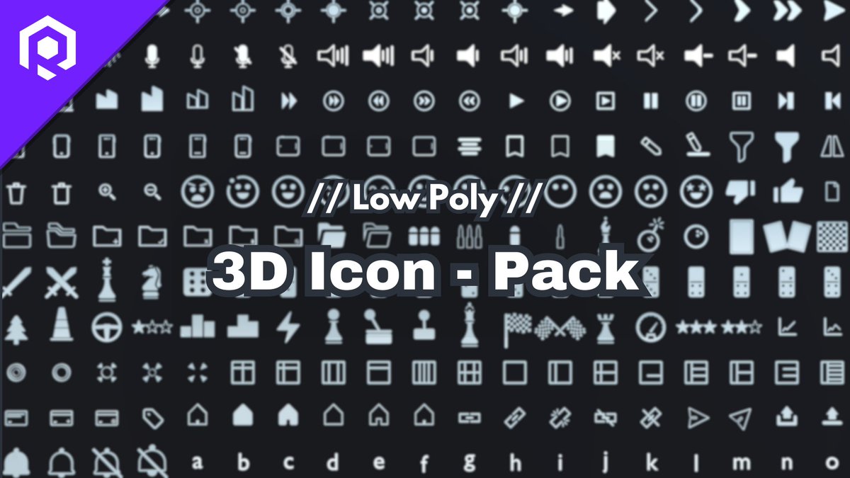 Low Poly 3D Icons - Pack offer ends Wednesday at 12:00 AM ET. After that, it will be priced at $4.99. Don’t miss your chance to get it for free! Cheers! ⌛️