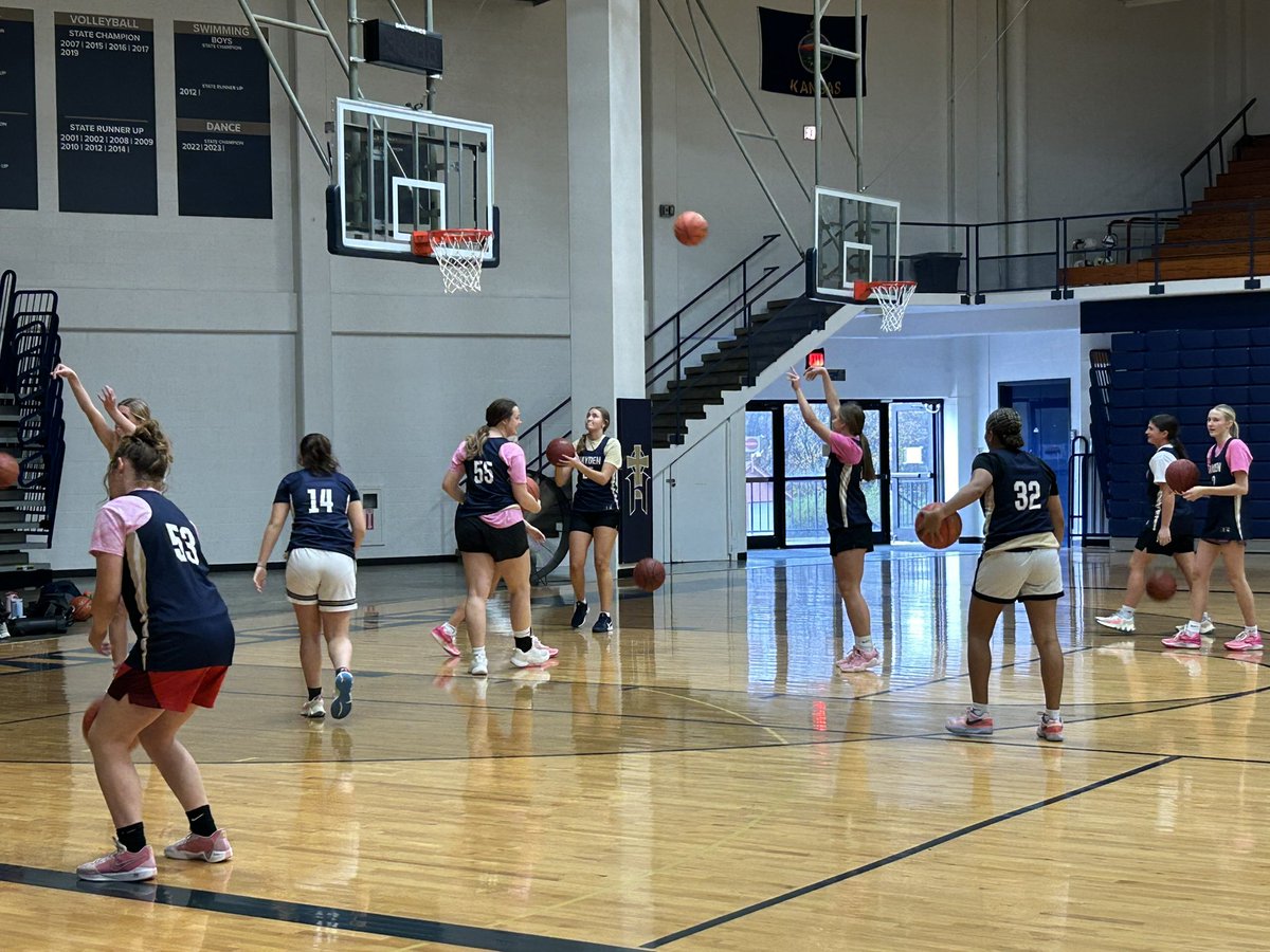 “Let today be the start of something new” and something special! 💙🏀 #US