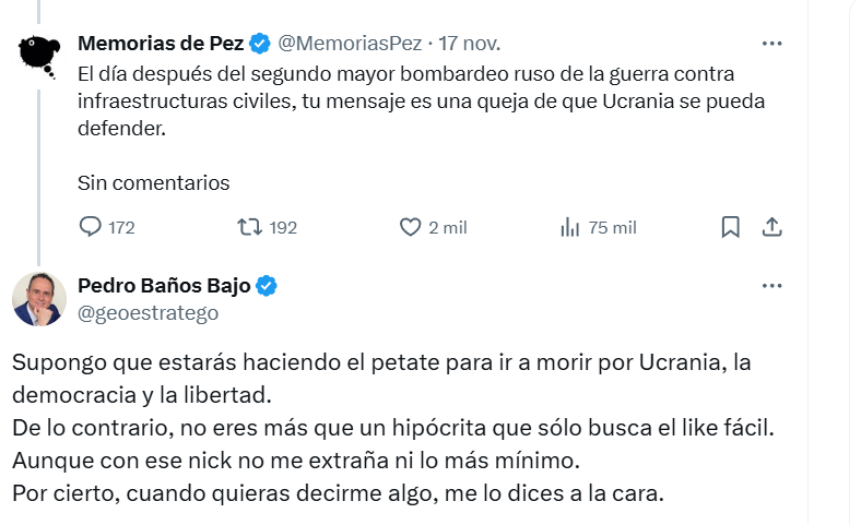 PeristaIndio's tweet photo. @elnocturno @itsZyxx @Holifest1 @geoestratego Lo de esta tarde ha sido una orgía de 'sutiles' calificativos asperos...
Todo elbmu do especulaba con una usurpación de cuenta o una ida de olla https://t.co/5WKFBRvrFA