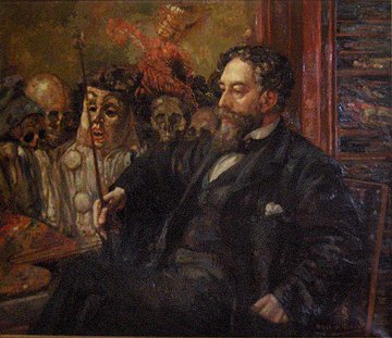 NathanFrancis__'s tweet image. 🎨 #JamesEnsor, Flemish painter, #DOTD 19 November 1949. #Art #Painting